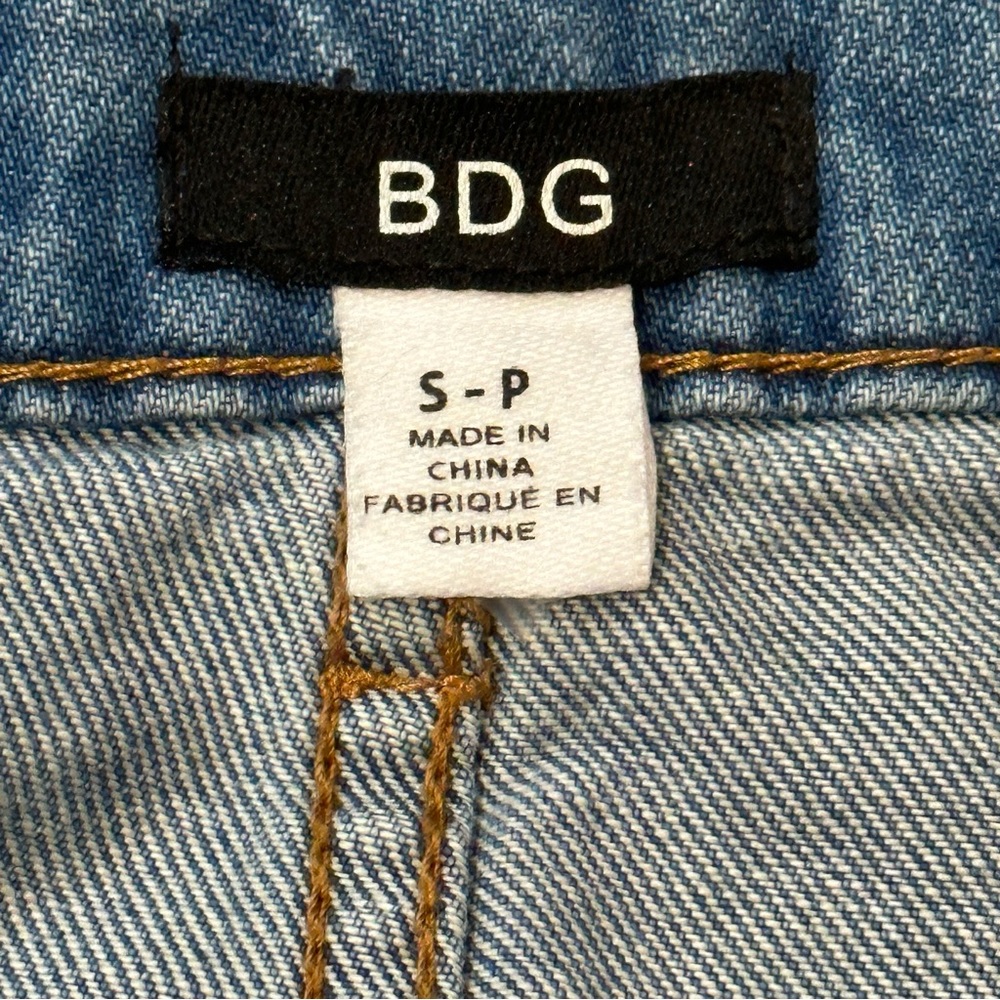 BDG Button Down Denim Mini Skirt Sz. Small - Picture 5 of 7